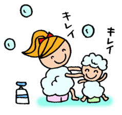 Apron Mom can do her best sticker #3484844