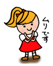 Apron Mom can do her best sticker #3484859