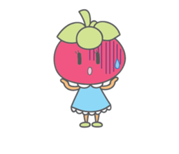 Miss Mangosteen from Thailand sticker #3484955