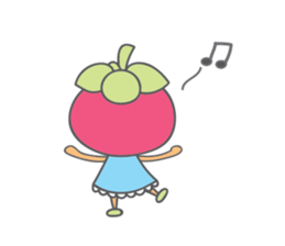 Miss Mangosteen from Thailand sticker #3484972