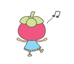 Miss Mangosteen from Thailand sticker #3484972