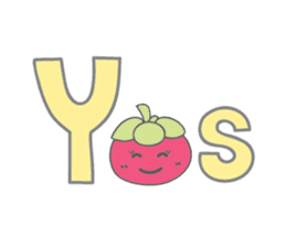 Miss Mangosteen from Thailand sticker #3484977