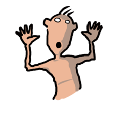 Unpleasant man sticker #3485202