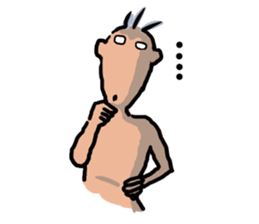 Unpleasant man sticker #3485210