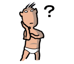 Unpleasant man sticker #3485211