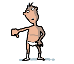 Unpleasant man sticker #3485213