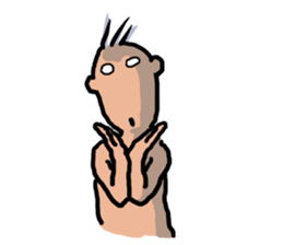 Unpleasant man sticker #3485230