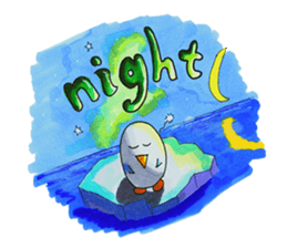 egg penguin sticker #3485355