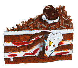 egg penguin sticker #3485356