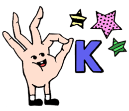 Sticker of hand sticker #3485634