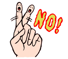 Sticker of hand sticker #3485638