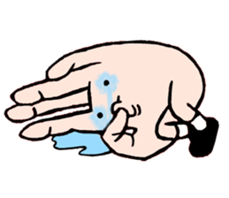 Sticker of hand sticker #3485642