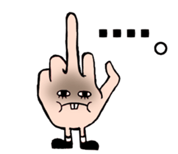 Sticker of hand sticker #3485647