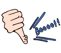 Sticker of hand sticker #3485654