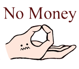 Sticker of hand sticker #3485662