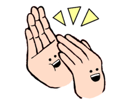 Sticker of hand sticker #3485668