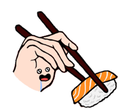 Sticker of hand sticker #3485669