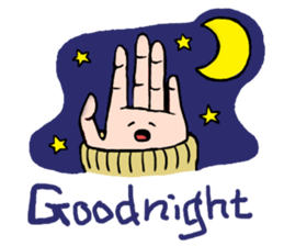 Sticker of hand sticker #3485670