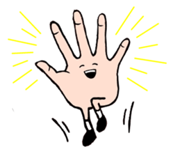 Sticker of hand sticker #3485671