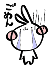 Cherry rabbit sticker #3485957