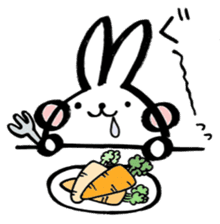 Cherry rabbit sticker #3485966
