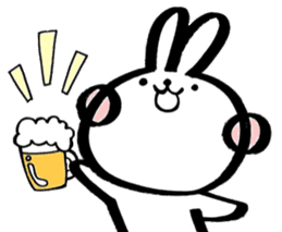 Cherry rabbit sticker #3485967