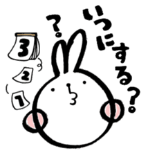 Cherry rabbit sticker #3485969