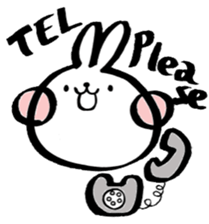 Cherry rabbit sticker #3485971