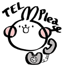 Cherry rabbit sticker #3485971