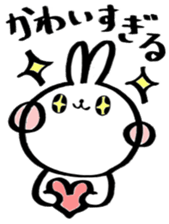 Cherry rabbit sticker #3485975