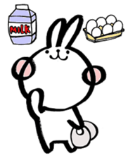 Cherry rabbit sticker #3485989