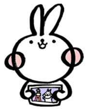 Cherry rabbit sticker #3485991