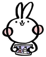 Cherry rabbit sticker #3485991