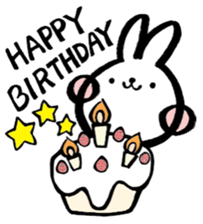 Cherry rabbit sticker #3485993