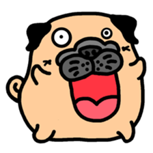 Joy's Pug World sticker #3486326