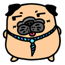 Joy's Pug World sticker #3486333