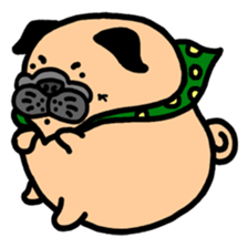 Joy's Pug World sticker #3486341