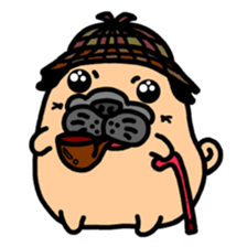 Joy's Pug World sticker #3486347