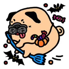 Joy's Pug World sticker #3486353