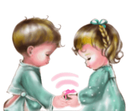 happy marriage sticker #3486494