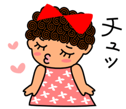 Precocious girl sticker #3486968