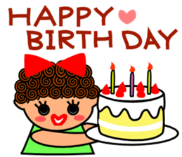 Precocious girl sticker #3486990