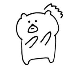 White Bear is very cute. sticker #3487033