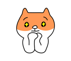 Lonely shy of hamster sticker #3487154