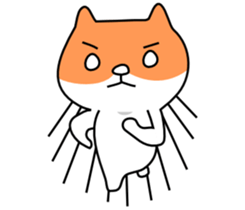 Lonely shy of hamster sticker #3487161