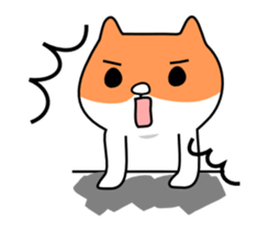 Lonely shy of hamster sticker #3487168