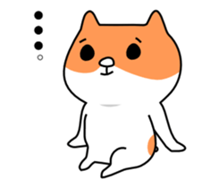 Lonely shy of hamster sticker #3487172