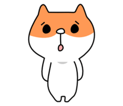 Lonely shy of hamster sticker #3487176