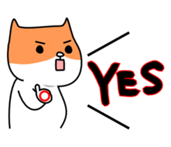 Lonely shy of hamster sticker #3487180