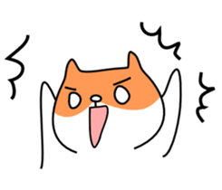 Lonely shy of hamster sticker #3487188